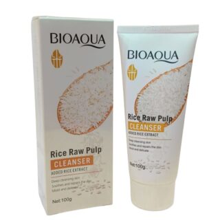 BIOAQUA Rice Raw Pulp Cleanser Brightening Moisturizing Face Wash 100g