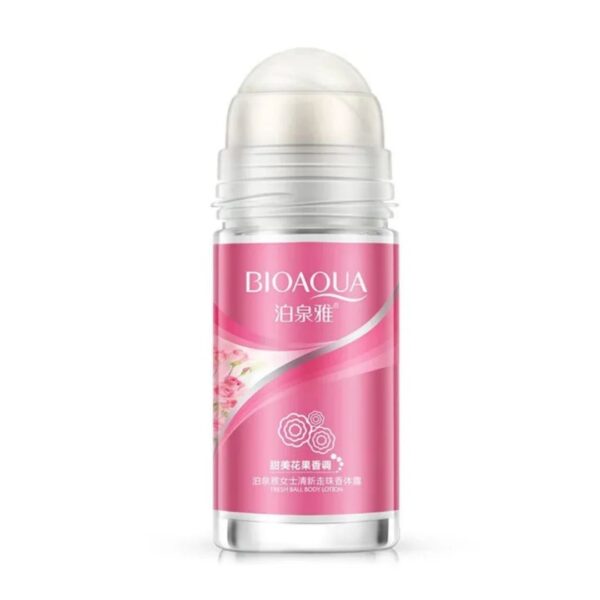 BIOAQUA Roll On Deodorant Long Lasting Freshness & Fragrance Purple Pink