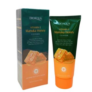BIOAQUA Vitamin E Manuka Honey Cleanser Deep Cleansing Moisturizing Face Wash 100g