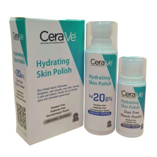 CeraVe Hydrating Skin Polish 20% + Dust Free Bleach Powder