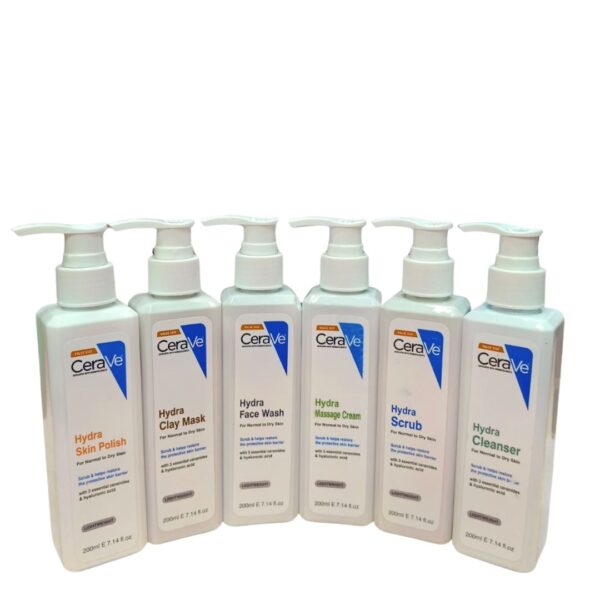 CeraVe Moisturizing Facial Kit 6 in 1 – Skin Polish, Mask, Wash & Scrub (200ml)
