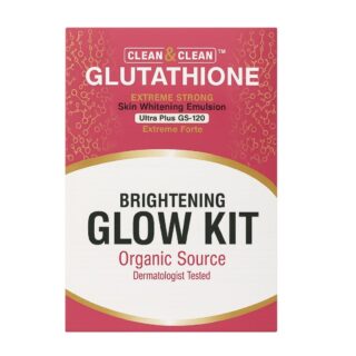Clean and Clean Glutathione Brightening Glow Kit Organic Source 120