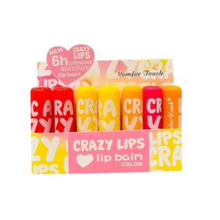 Crazy Lips Lip Balm Color Set Moisturizing Long Lasting 12 Pcs
