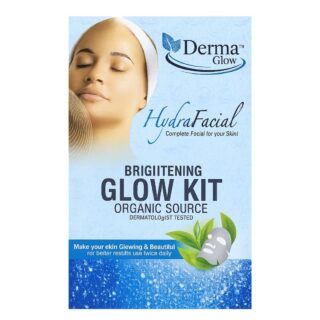 Derma Glow HydraFacial Brightening Glow Kit 4 in 1 Face Wash, Sunblock, Serum