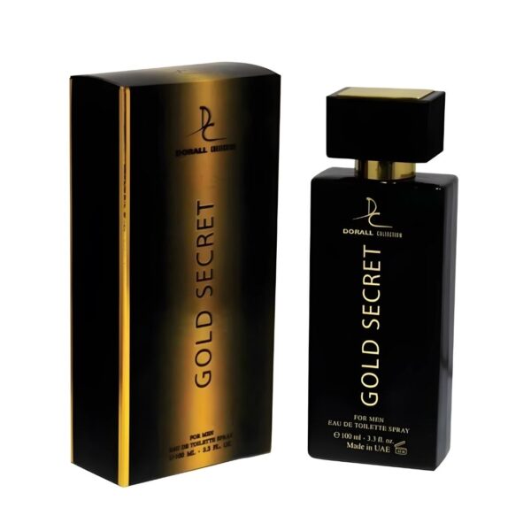 Dorall Collection Gold Secret Eau de Toilette for Men 100ml pack pic