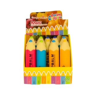 Dream Crayons Magic Lip Balm Set Colorful Moisturizing 12 Pcs