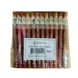 Flormar Waterproof Lipstick Pencils Set 12 Long Lasting Shades