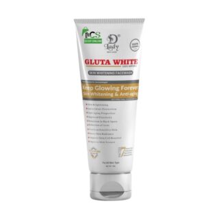 Gluta White Skin Whitening Facewash with Anti Aging and Brightening Care