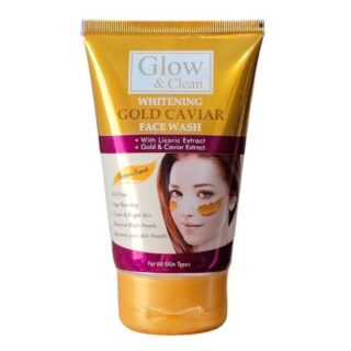 Gold Caviar Face Wash Brightening Oil Free Cleanser for All Skin Types