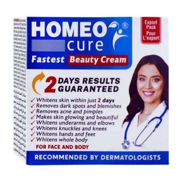 Homeo Cure Beauty Cream for Skin Whitening Dark Spots and Acne Removal