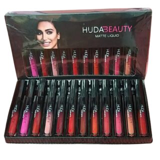 Huda Beauty 16 Piece Matte Liquid Lipstick Collection