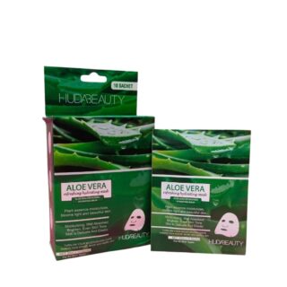 Huda Beauty Aloe Vera Refreshing Hydrating Face Mask 10 Sachets
