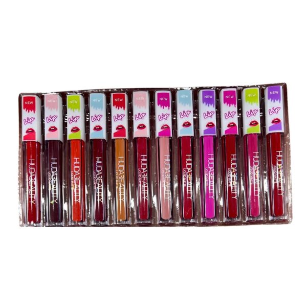 Huda3eality Fashion Color Lip Gloss Set Long Lasting Shades Main