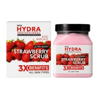 Hydra Professional Ultra Boost Strawberry Scrub 3X Benefits for All Skin