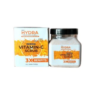 Hydra Professional Vitamin C Scrub Ultra Boost 3X Benefits All Skin Types