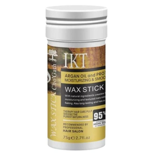 IKT Hair Wax Stick for Styling and Smooth Finish 75g yellow