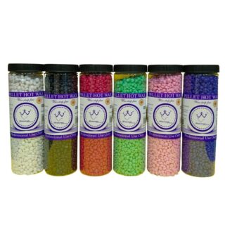 Pellet Hard Wax Beads Strip Free Professional Use Assorted Colors