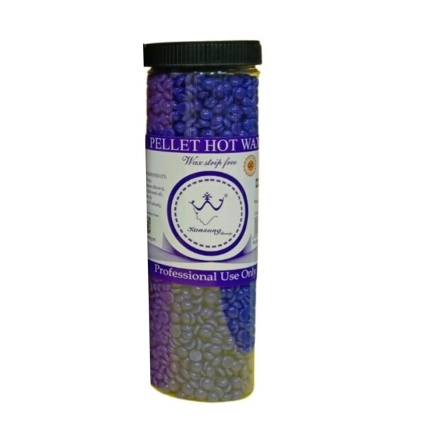 Pellet Hard Wax Beads Strip Free Professional Use Assorted Colors dark purple