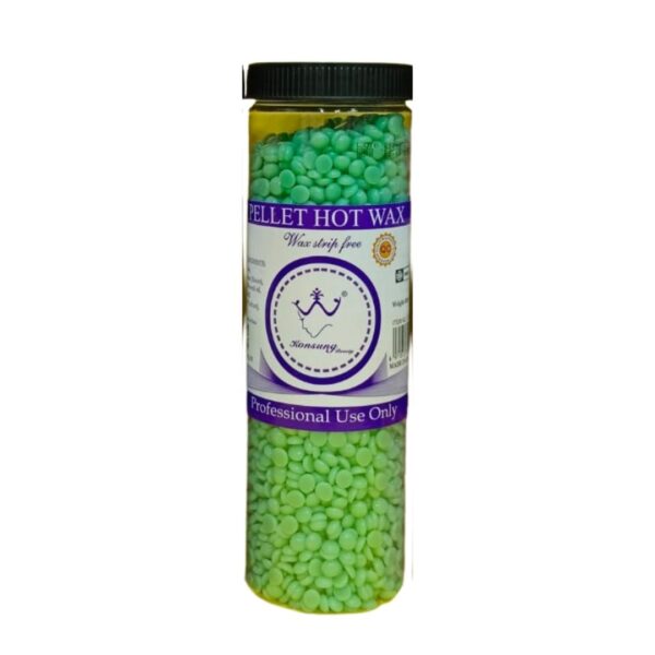 Pellet Hard Wax Beads Strip Free Professional Use Assorted Colors green