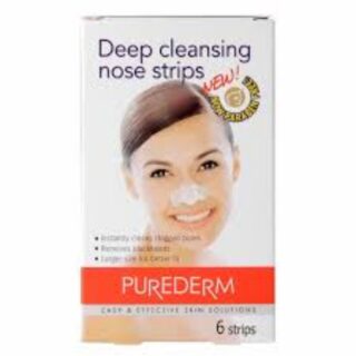 Purederm Deep Cleansing Nose Strips Blackhead Remover Pack of 6