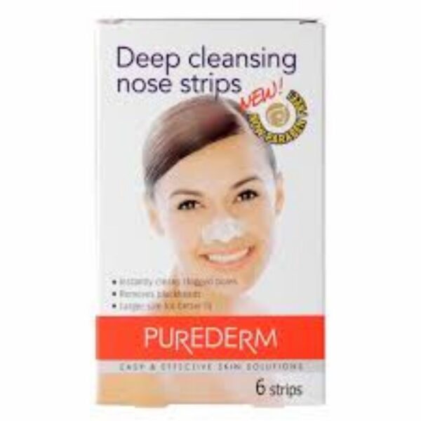 Purederm Deep Cleansing Nose Strips Blackhead Remover Pack of 6