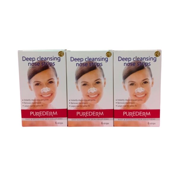 Purederm Deep Cleansing Nose Strips Blackhead Remover Pack of 6 pack