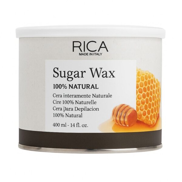 RICA Liposoluble Wax 400ml Honey Opuntia Oil Titanium Azulene Sugar beige