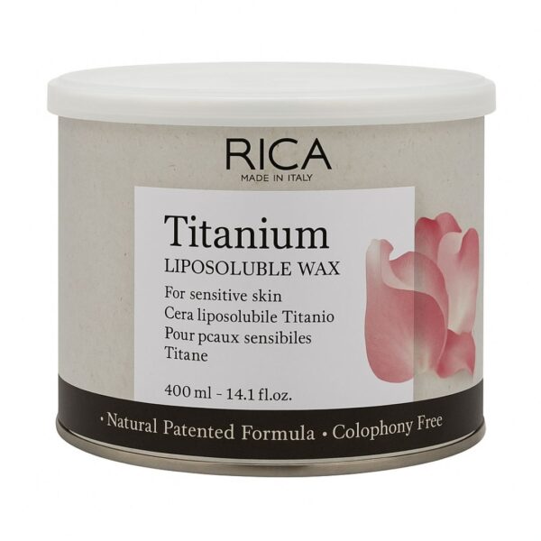 RICA Liposoluble Wax 400ml Honey Opuntia Oil Titanium Azulene Sugar pink