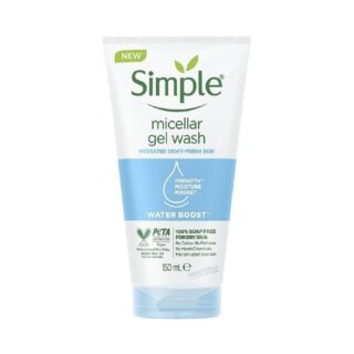 Simple Micellar Gel Wash with Water Boost for Hydrated and Fresh Skin 150ml