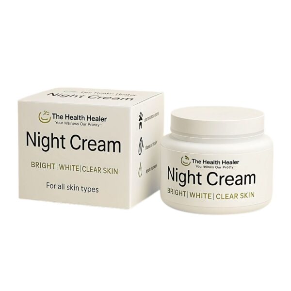 The Health Healer Night Cream for Bright White Clear Skin For All Skin Types