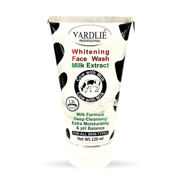 Yardlie Whitening Face Wash with Milk Extract Deep Cleansing & Moisturizing