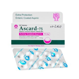 ATCO Ascard Tablets 75mg, 1-Strip