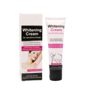 Collagen and Milk Whitening Cream for Sensitive Areas Quick Brightening