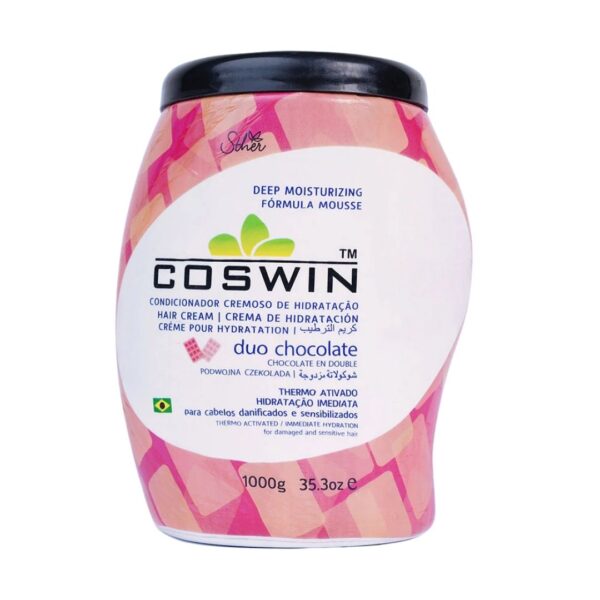 Coswin Gold Keratin Hair Cream 1000g Deep Moisturizing Treatment Pink