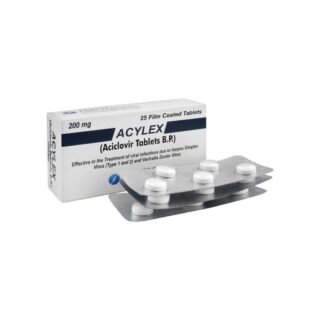 Ferozsons Acylex 200mg (Aciclovir Tablets B.P.) – 25 Pack