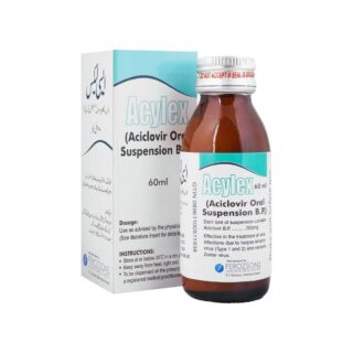 Ferozsons Acylex Suspension 60ml (Aciclovir Oral Suspension B.P. 200mg5ml)