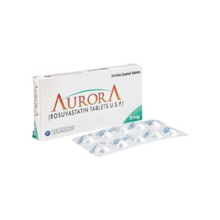 Ferozsons Aurora 5mg (Rosuvastatin Tablets U.S.P.) – 10 Pack