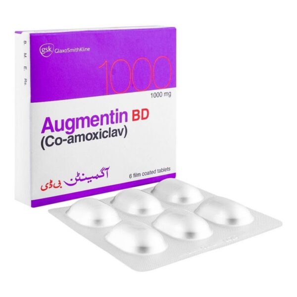 GSK Augmentin BD Tablets, 1000mg, 6-Pack