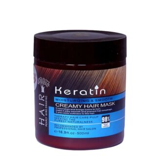 Keratin Moisturizing and Smooth Creamy Hair Mask 500ml Blue Label