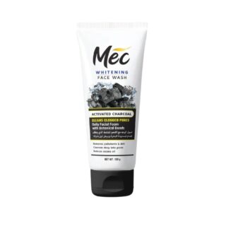Mec Whitening Face Wash with Activated Charcoal and Botanical Beads 100g