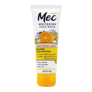 Mec Whitening Face Wash with Brightening Lemon Oil Clear 100g