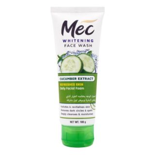 Mec Whitening Face Wash with Cucumber Extract 100g
