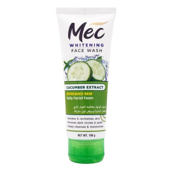 Mec Whitening Face Wash with Cucumber Extract 100g