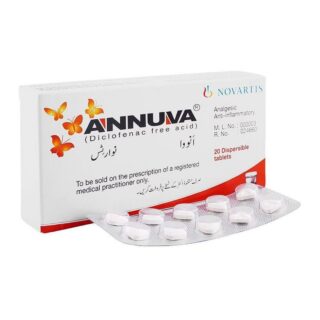 Novartis Annuva Tablets, 50mg, 1 Strip Dispersible Pack