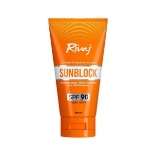 Rivaj Extreme Protection Sunblock SPF 90 UVA UVB Water Resistant 100ml