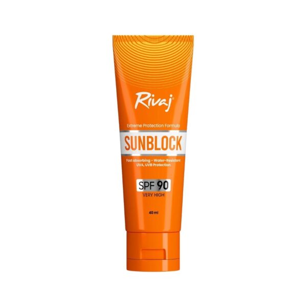 Rivaj Extreme Protection Sunblock SPF 90 UVA UVB Water Resistant 40ml