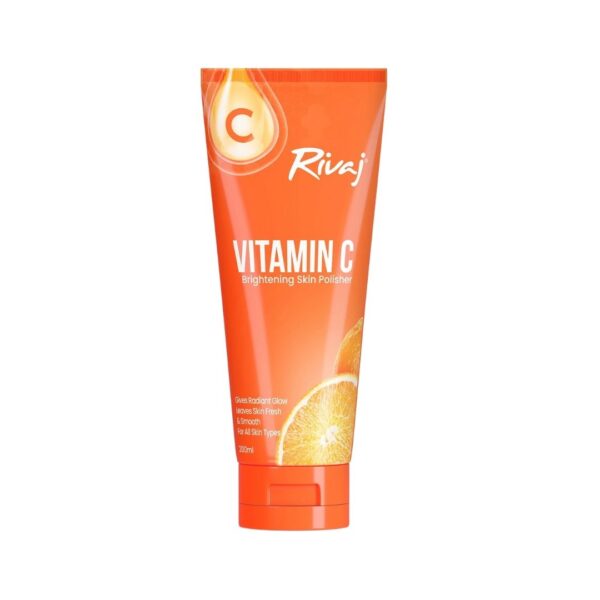 Rivaj Vitamin C Brightening Skin Polisher for Radiant Smooth Glow 200ml