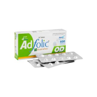 Adfolic OD 600mcg Tablets 30-Pack PharmEvo