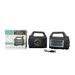 GreatNice 3-Inch Solar Charging Bluetooth Speaker with FM Radio