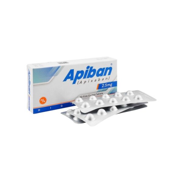 Highnoon Apiban 2.5mg (Apixaban Tablets) – 30 Pack